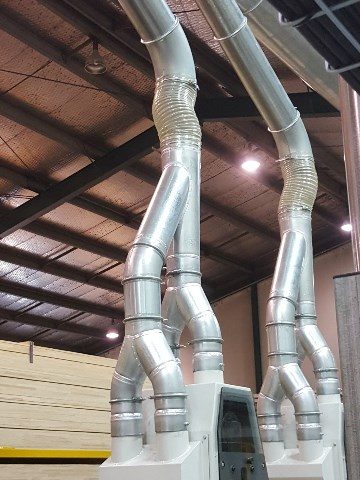 Industrial Dust Extraction Ducting